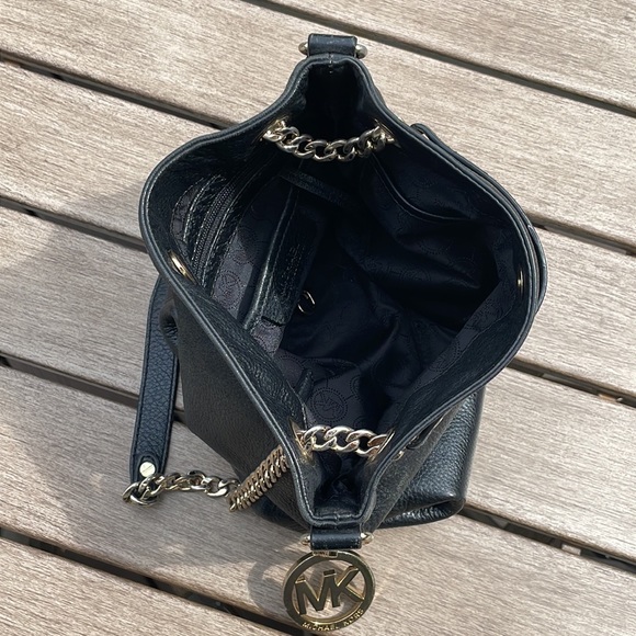 Michael Kors Black Leather Purse - Picture 10 of 10